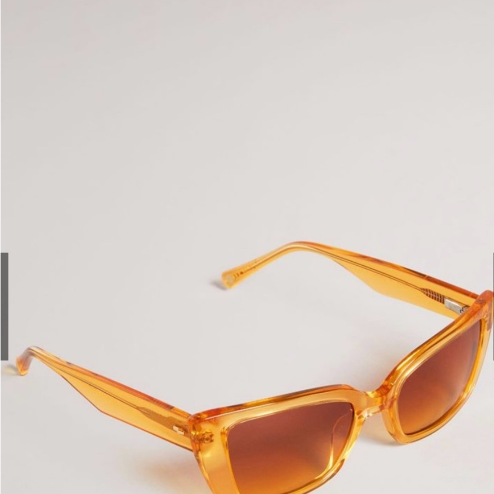 Ted Baker Yellow Sunglasses Square Frame Gradient Lenses - Picture 4 of 11